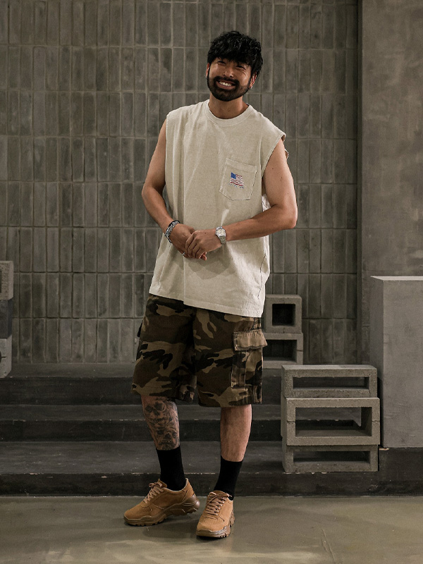 (XL-6XL)<br>팰리니 Cargo Banding Shorts