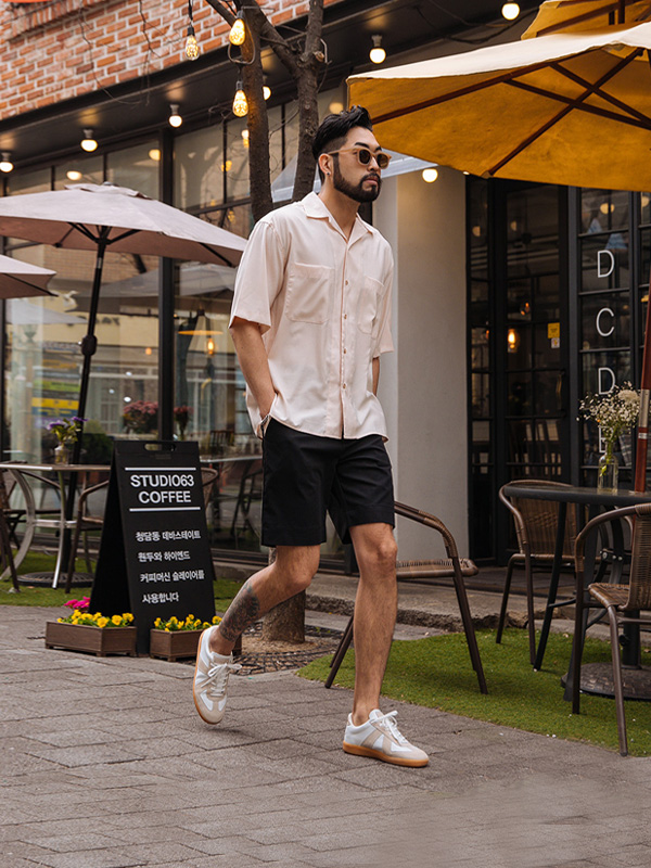 (L-5XL)<BR>코스트너 color combination Shorts