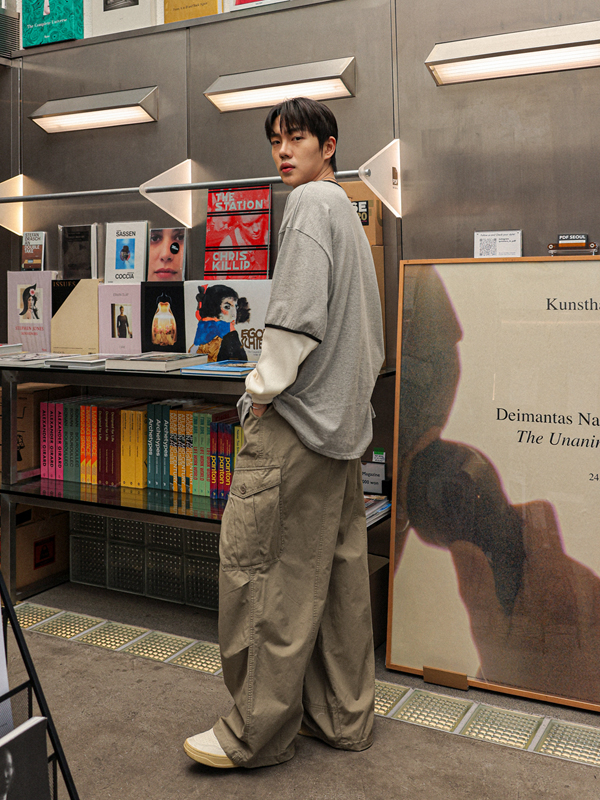 카피트 layered a long-sleeved t-shirt