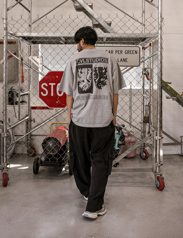 (XL-4XL)<BR>로미타스 pigment Short T shirts