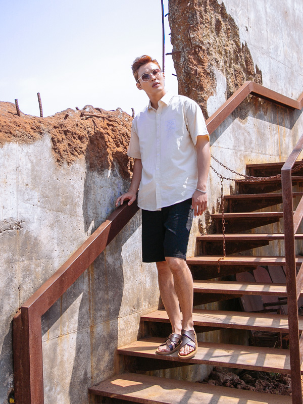 (L-6XL)<BR>버몬트 oxford Banding Shorts