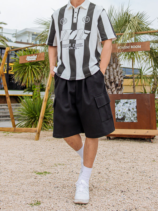 (XL-6XL)<BR>라호셀 cargo banding shorts