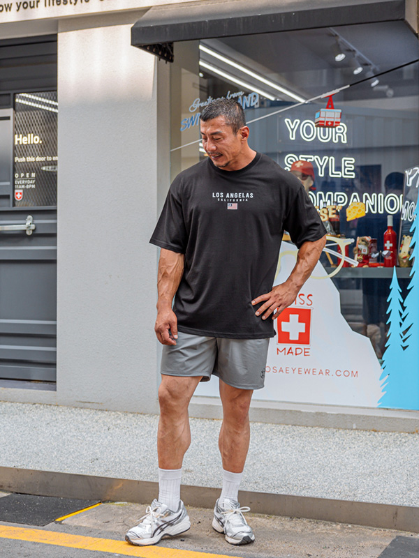 (L-6XL)<BR>보카도니 실리콘패치<br>쿨링 Banding Shorts<br><font color="#072c81"><B>[ W.DNA ]</B></font>