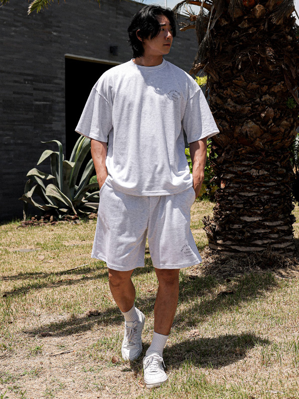 [SET](XL-6XL)<BR>디하시 Short T shirts+하파다 Banding Shorts
