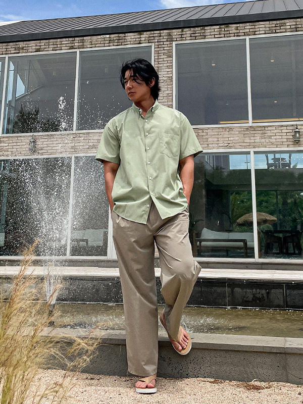 (XL-6XL)<BR>다포크 short-sleeved shirt