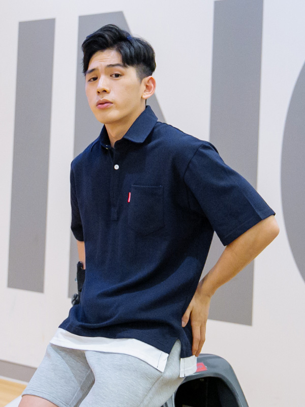 (XL-5XL)<br>바로 주세요 Double collar t-shirt