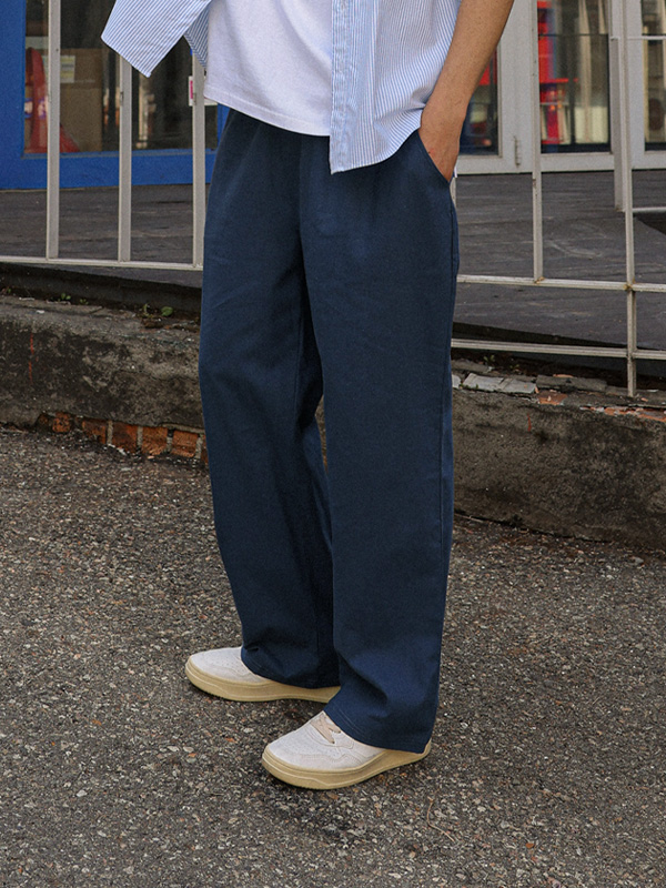 (M-6XL)<BR>이태원 wide banding pants <br><font color="#098a09"><B>Select length (Basic,Long+8cm)</B></font>