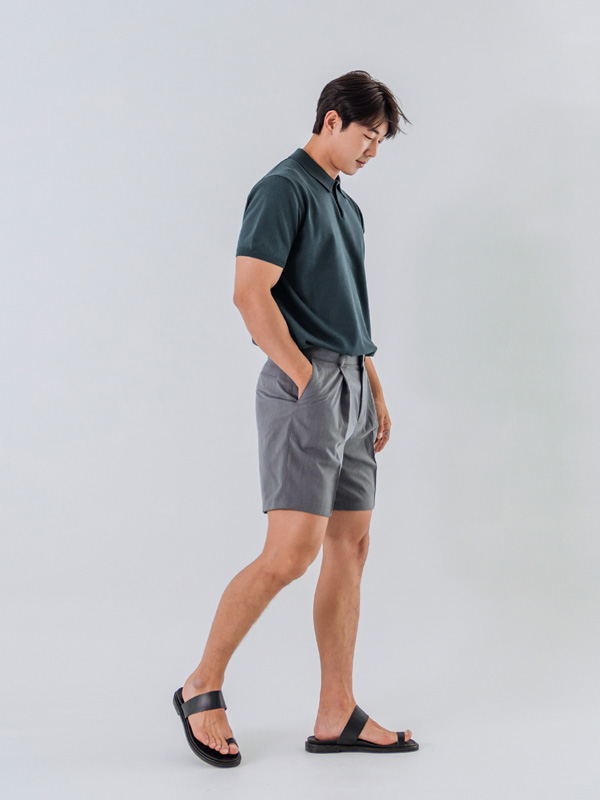 (L-5XL)<br>쿠카디 short-sleeved collar knitwear