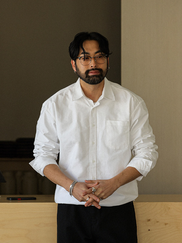 (L-6XL)<br>로뜨 넣은척 oxford Shirt N018