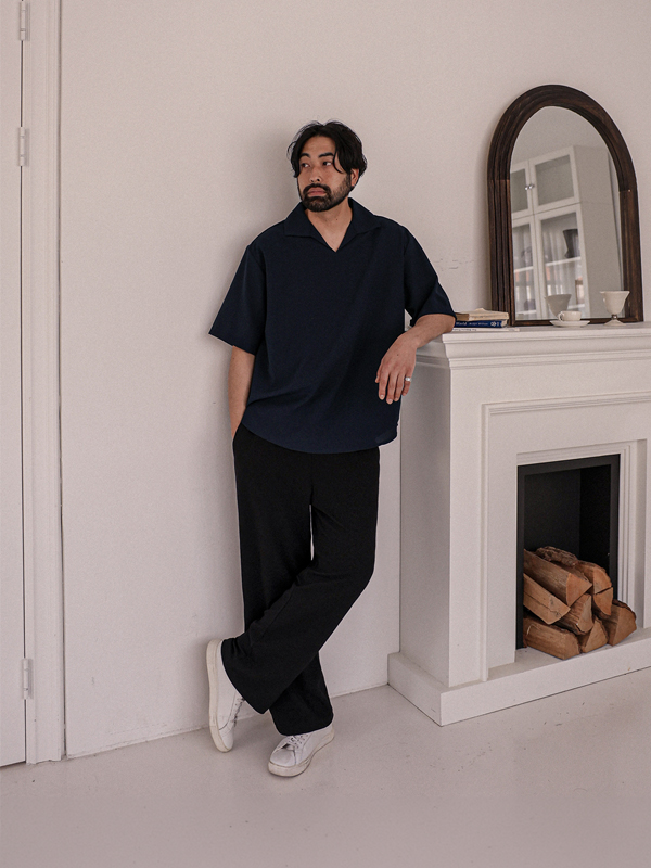 (XL-6XL)<BR>코쉬 Semi-wide fit banding pants S018-P