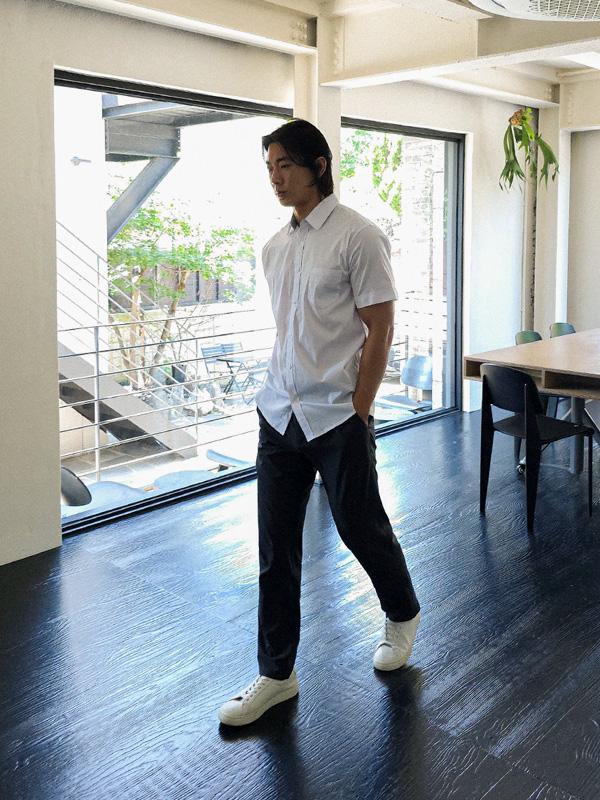 (M-7XL)<br>오덤 short-sleeved shirt<br><font color="#fb5ec9"><B>[1+1]</B></font>