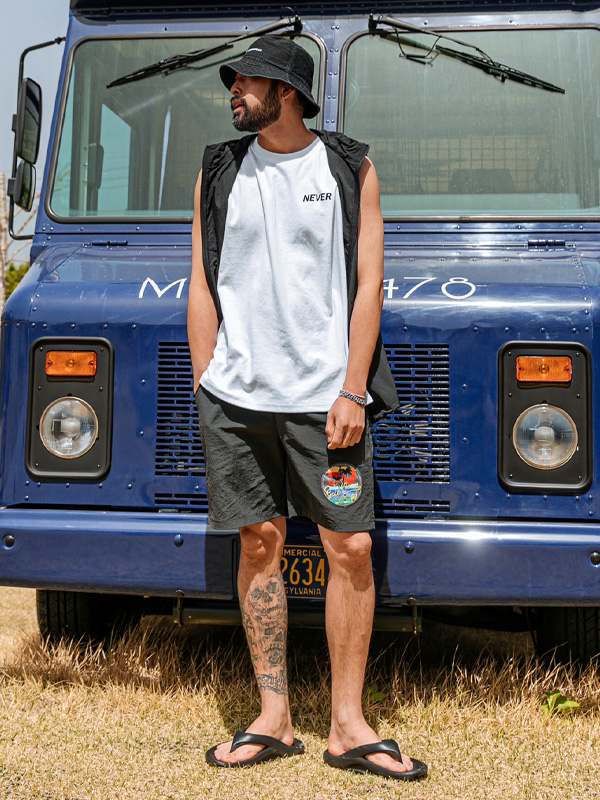 (L-5XL)<BR>우들리 Sleeveless shirts