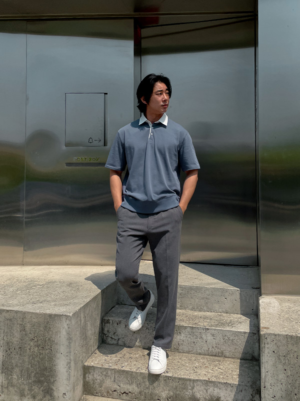 (M-6XL)<br>자오티 Slim Fit Magic banding Slacks S102<br><font color="#224f20"><B>*Select length (Basic,Long+10cm)</B></font>