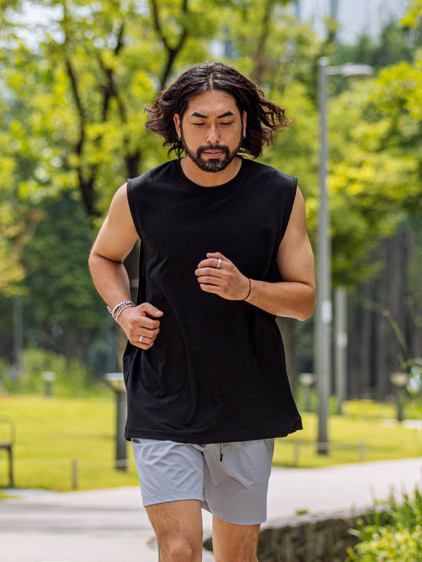 (L-4XL)<br>우퍼드 Sleeveless shirts