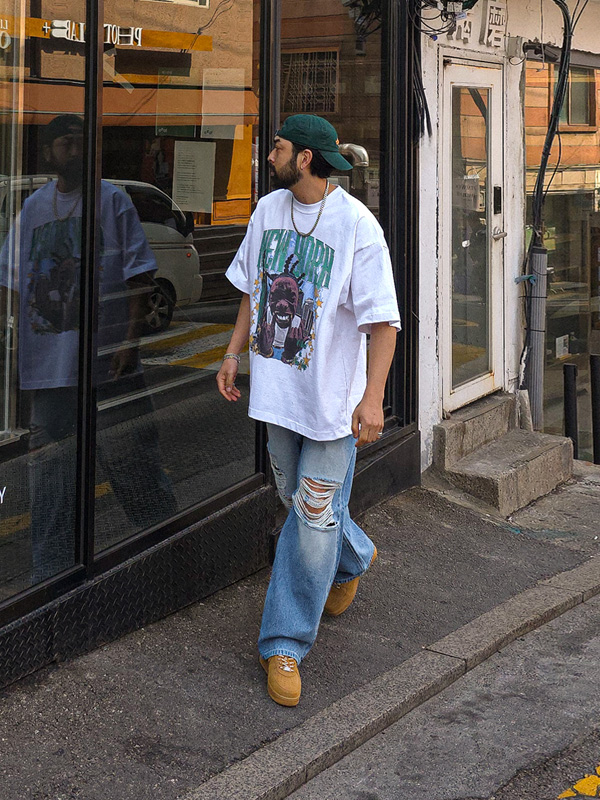 (XL-4XL)<BR>아키타 Short T shirts