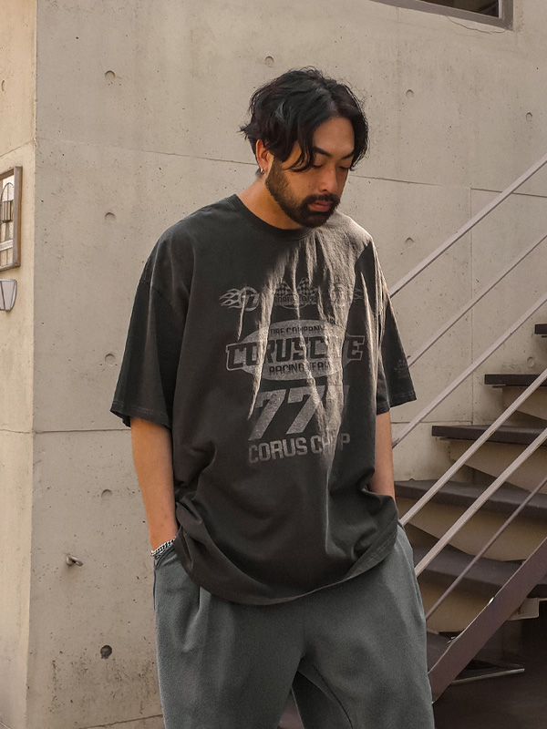 코트키노 pigment Short T shirts