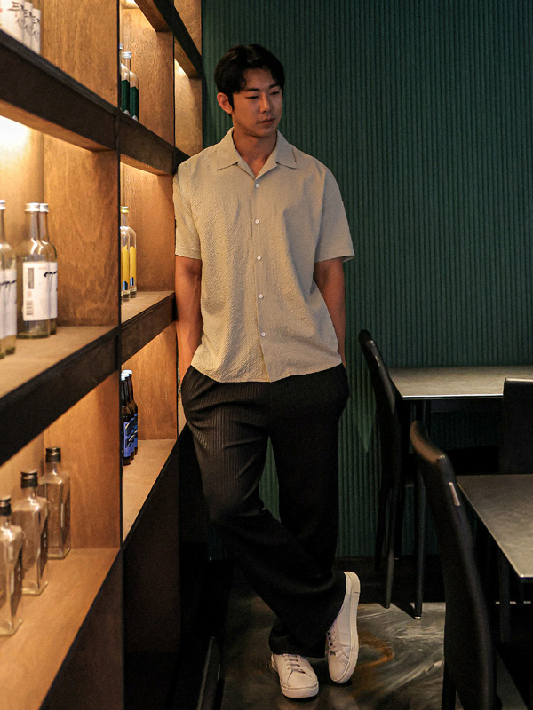 (XL-8XL)<br>포스클 시어서커 short-sleeved shirt