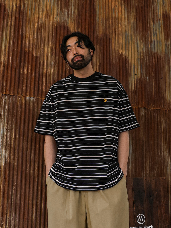 (XL-6XL)<BR>노스베이 Stripe Short T shirts