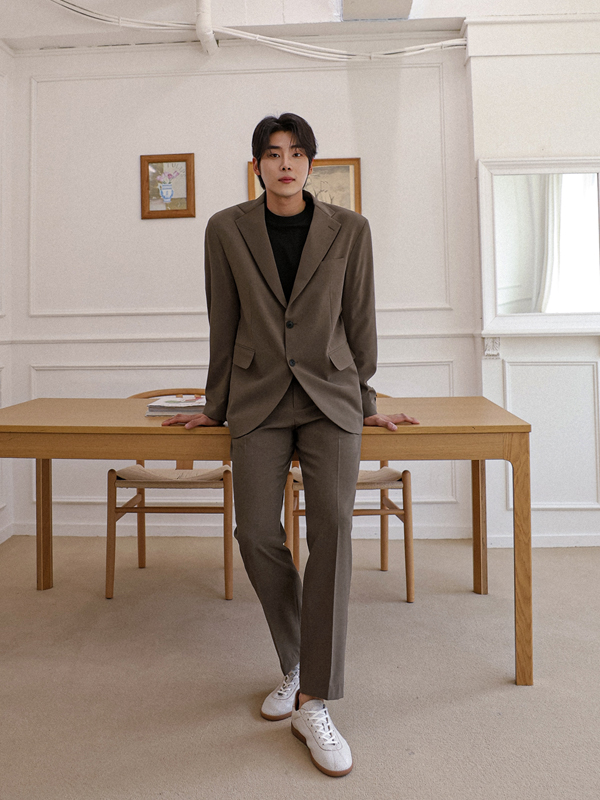 (M-7XL)<BR>알폰소 Span 싱글자켓 S012-J