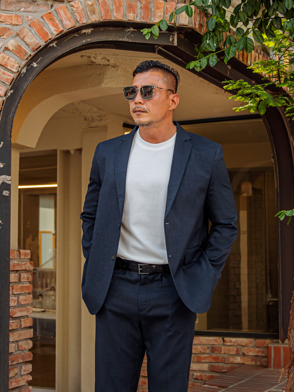 (L-5XL)<BR>모그파스 a linen jacket