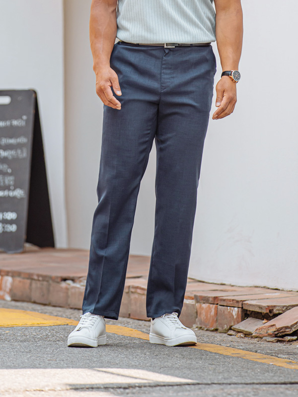 (L-6XL)<BR>브라이언 Banding Slacks