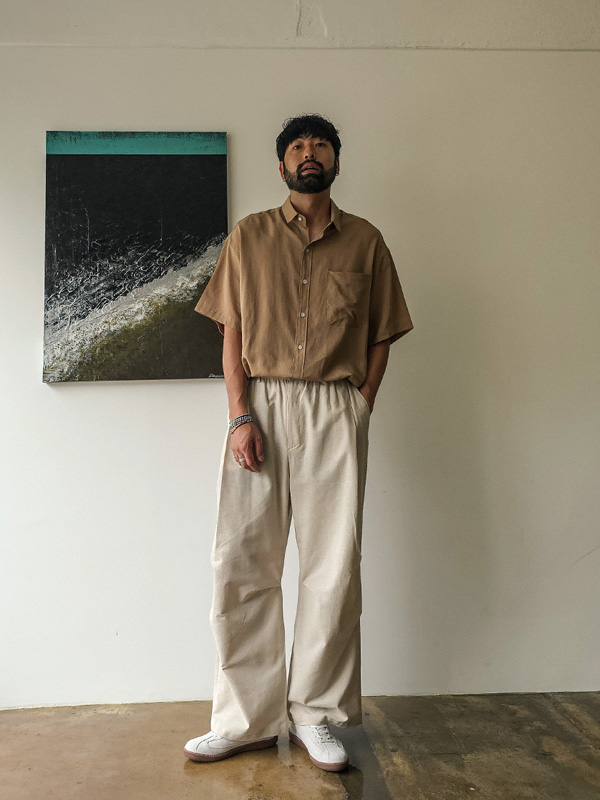 (XL-6XL)<br>모이라나 linen short-sleeved shirt N015