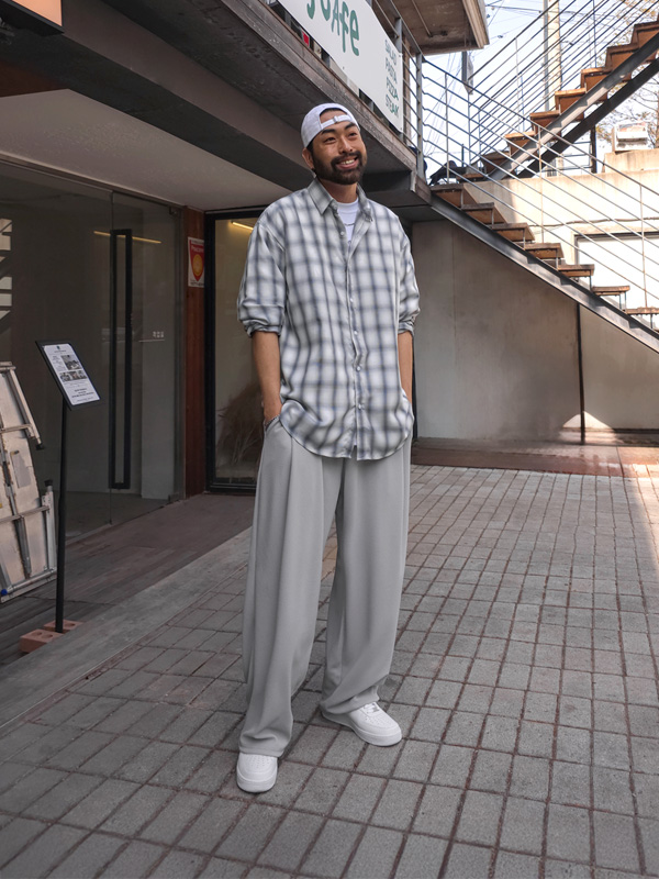 (XL-6XL)<BR>지프버크 Semi-wide fit banding pants P018