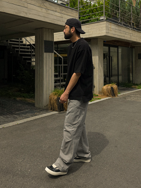 (L-7XL)<br>살비온 Semi-wide fit cargo-banding pants 472