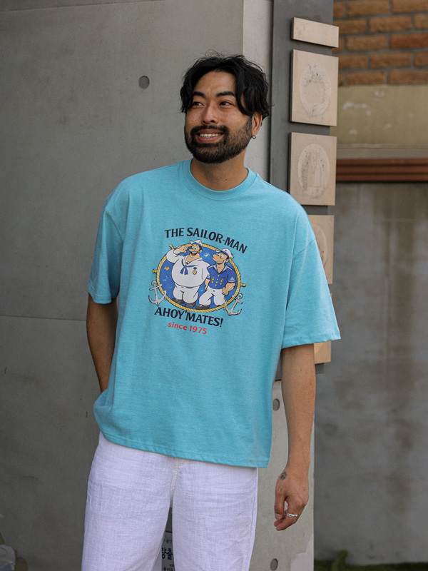 (L-4XL)<br>다로마 Short T shirts