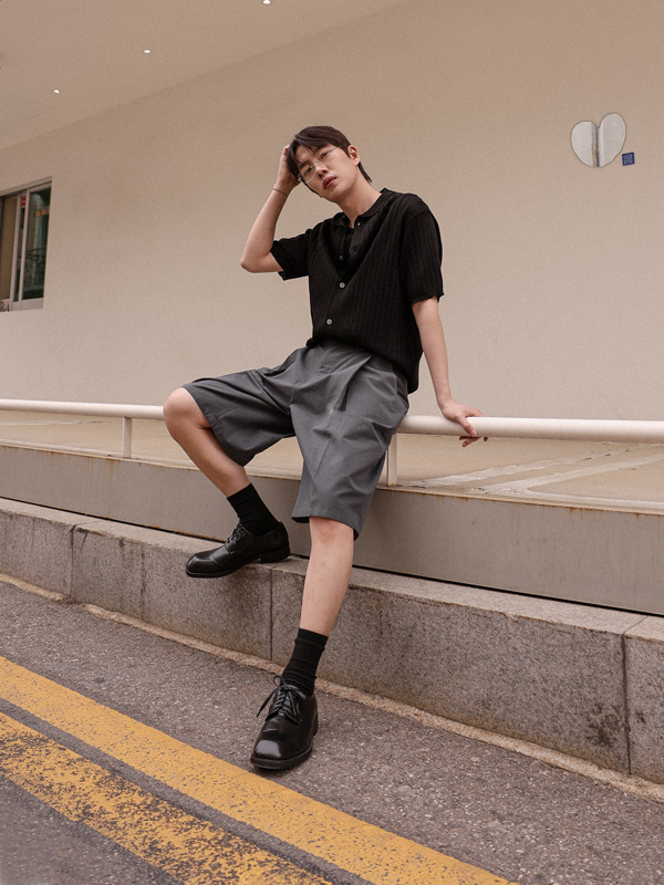 (M-6XL)<BR>콘야트 Linen 반팔가디건