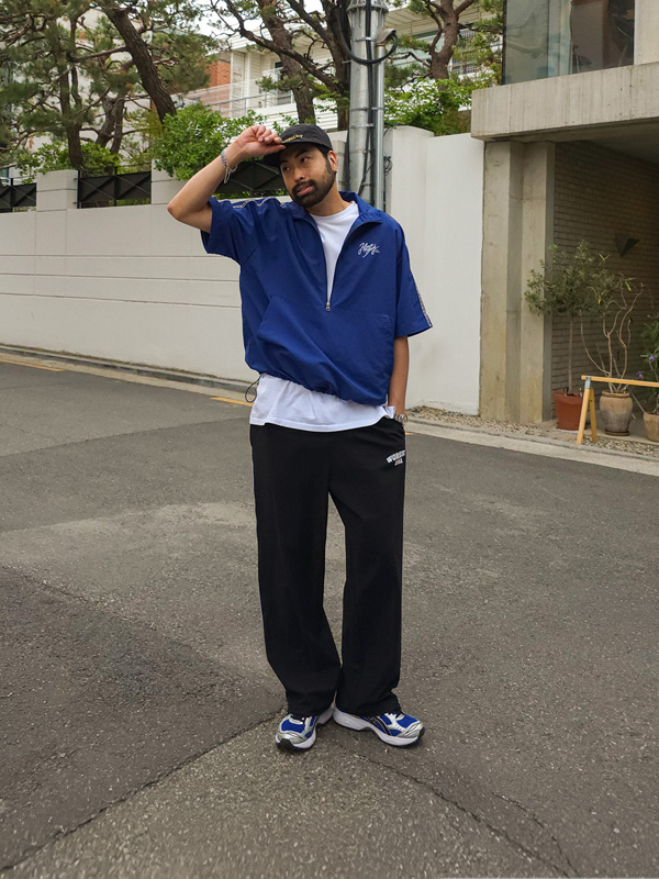 아야고즈 nylon 반팔아노락