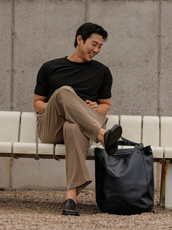 (30-40)<br>콜파머 Semi-wide fit Banding Slacks