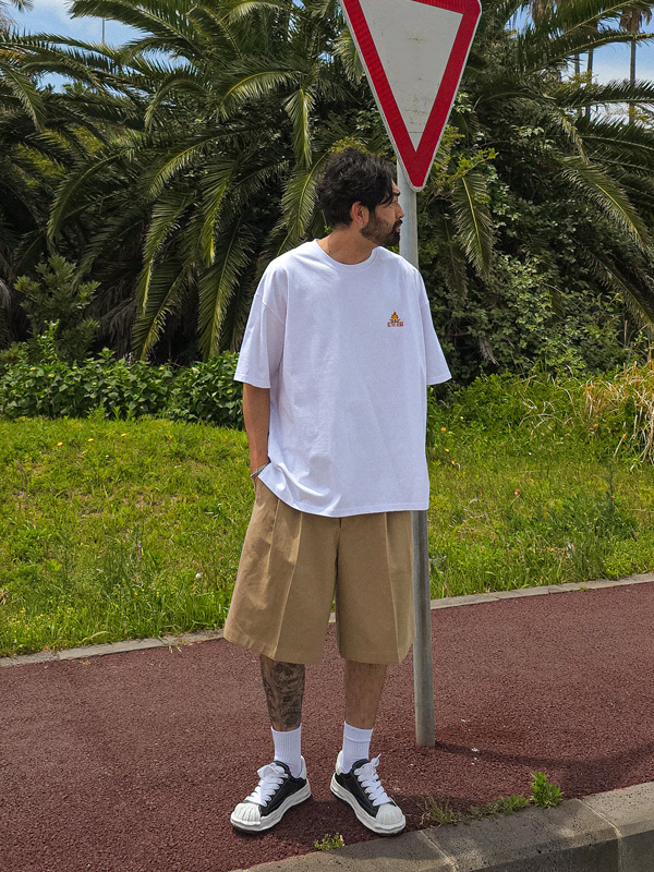 (XL-6XL)<BR>알칸타르 핀턱 Bermuda Shorts S022-P