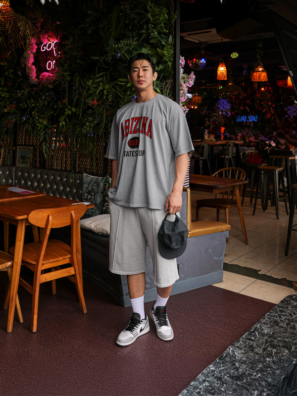 (XL-6XL)<br>카이롤스 pigment Short T shirts