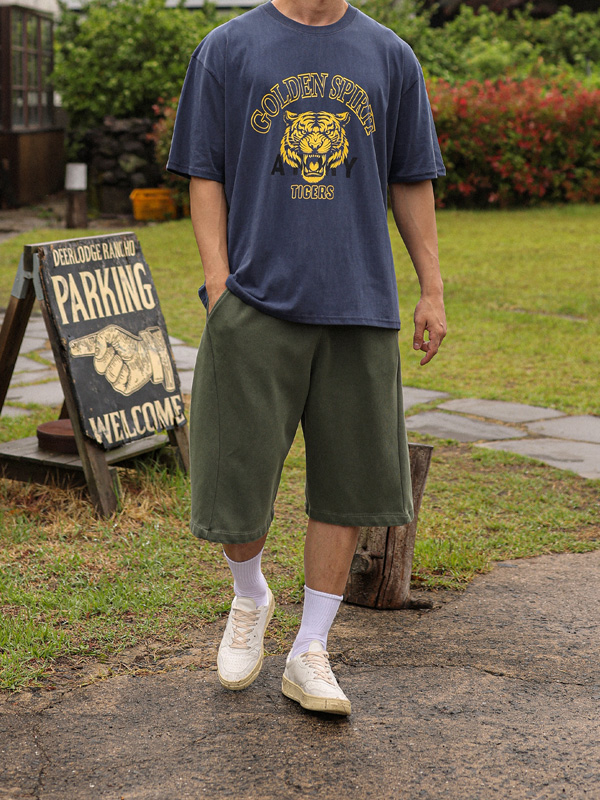 론웬 pigment Bermuda Banding Shorts