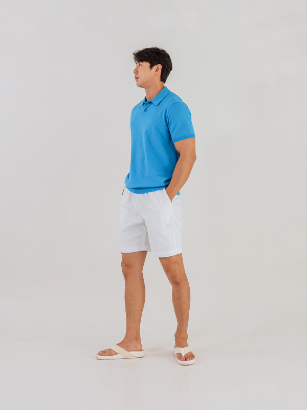 (L-5XL)<br>쿠카디 short-sleeved collar knitwear