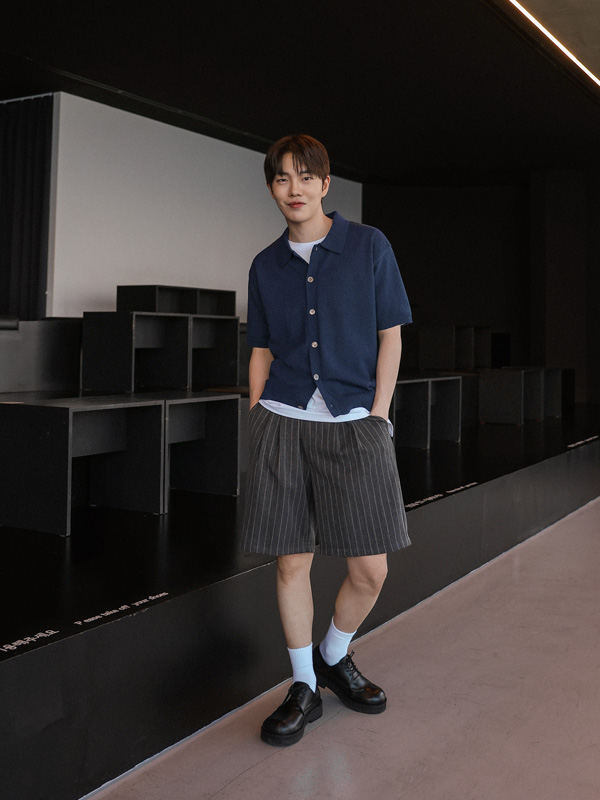 (L-7XL)<BR>로스터스 Stripe Banding Shorts 5120
