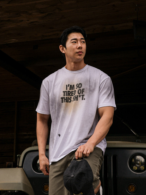 타이어드 Short T shirts