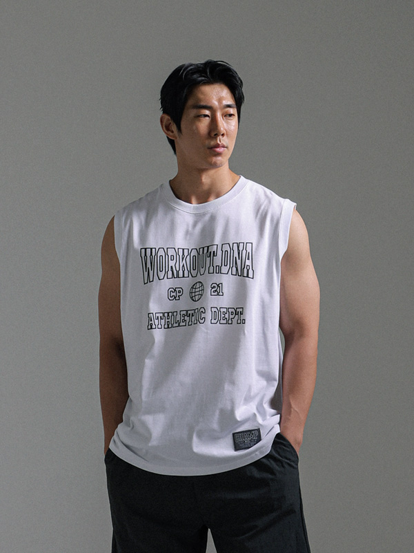 (XL-6XL)<br>차키리스 Sleeveless shirts T089<br><font color="#072c81"><B>[ W.DNA ]</B></font>