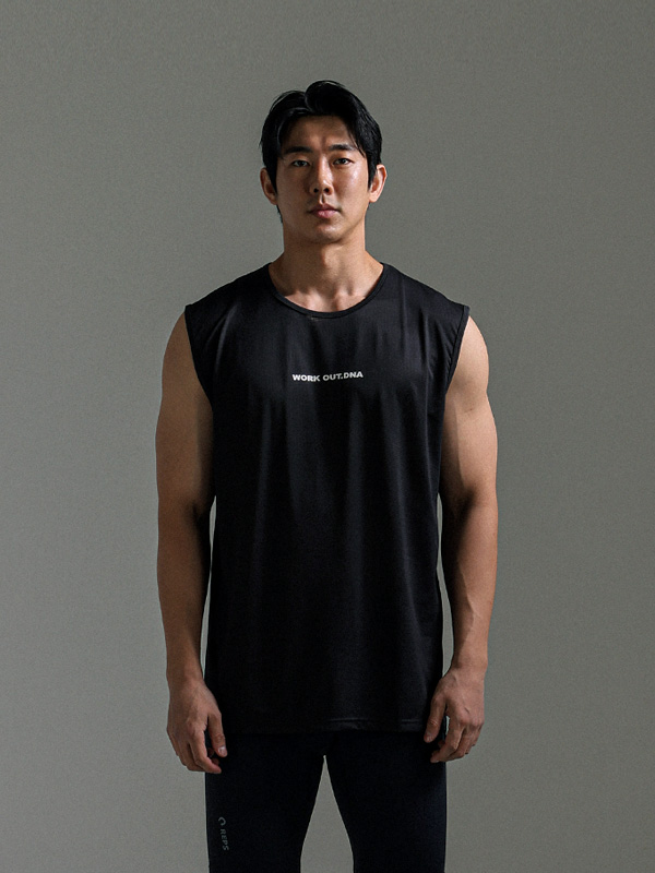 (L-2XL)<br>찰턴 쿨메쉬 Sleeveless shirts<br><font color="#072c81"><B>[ W.DNA ]</B></font>