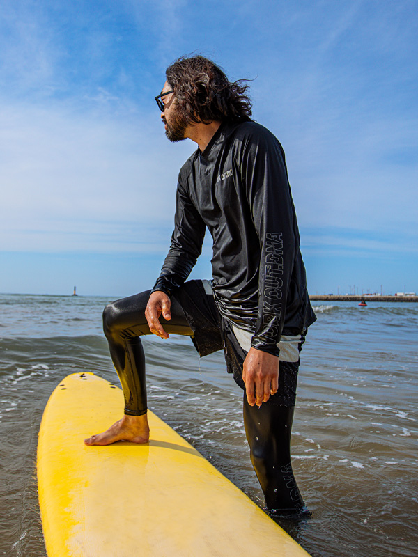 [SET](L-6XL)<br>로크빌 rashguard + 로자드 Water leggings <br><font color=
