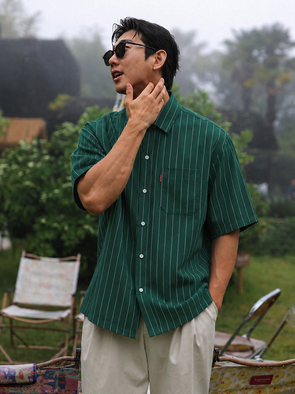 (L-5XL)<br>댓글과 함께 short-sleeved shirt