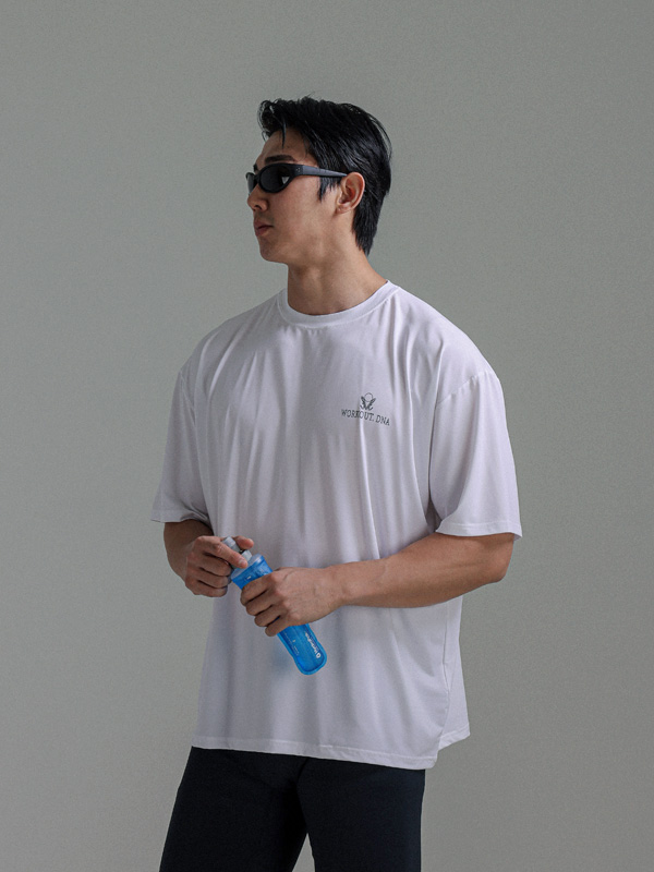 (L-5XL)<BR>아르빈 Functional Short T shirts <br><font color="#072c81"><B>[ W.DNA ]</B></font>