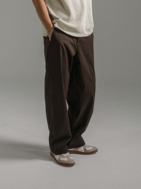 (L-7XL)<br>리더퍼드 Semi-wide fit Back banding 배럴팬츠