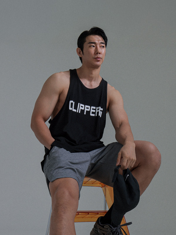 (L-5XL)<br>클리퍼스 Modal 헬스나시<br><font color="#072c81"><B>[ W.DNA ]</B></font>
