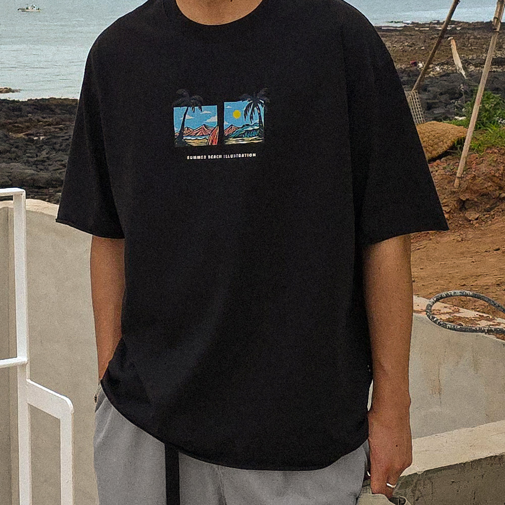 (XL-4XL)<br>로테세이 Short T shirts 20915