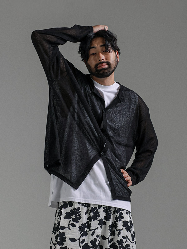(M-4XL)<br>엘몬테 린넨가디건