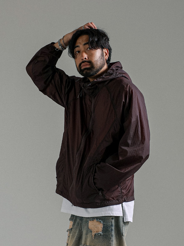 (XL-6XL)<br>캉소 경량 후드바람막이 (파우치포함)