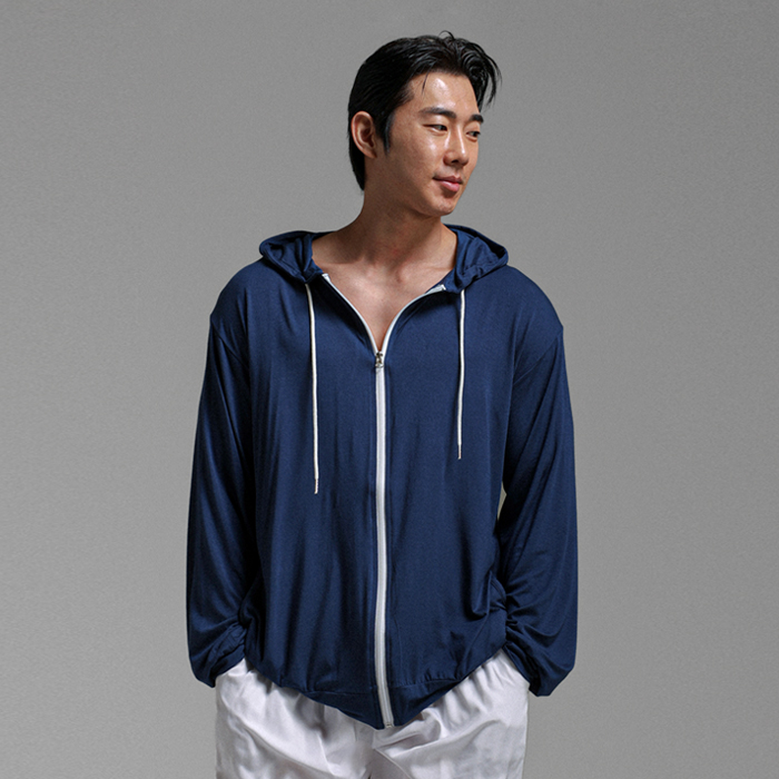 (M-5XL)<BR>훌라 Beach Hoodies zip up