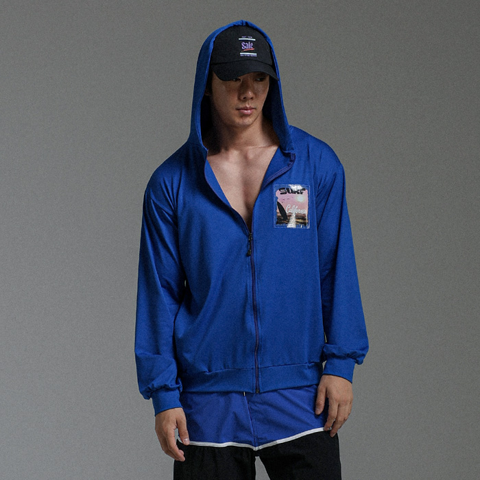 (L-5XL)<BR>코트나 Hoodies zip up